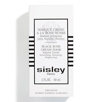 Sisley Paris Black Rose Cream Mask - 60 mL - Instant Youth Face Mask to Smooth, Plump & Illuminate Skin