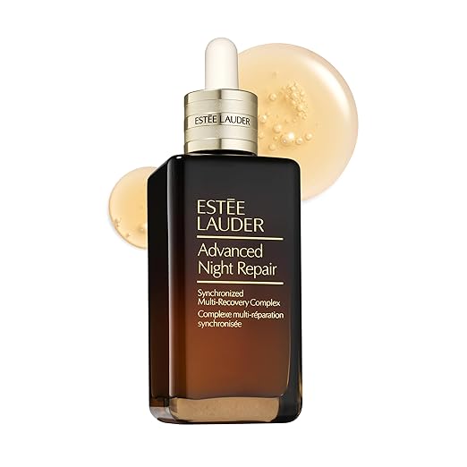 Estée Lauder Advanced Night Repair Face Serum Synchronized Multi-Recovery Complex with Hyaluronic Acid & Peptides | Anti Aging & Hydrating Serum