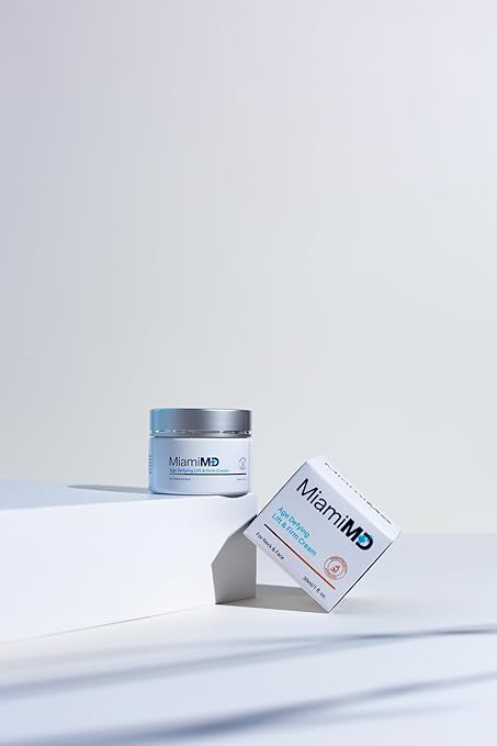 MiamiMD Age-Defying Lifting & Firming Face Cream for Women - Lift & Firm for Anti Aging, Wrinkle Reducer & Hydrating Moisturizer for Smooth, Radiant Skin, Tightening Cream for Face & Neck – 1.7oz
