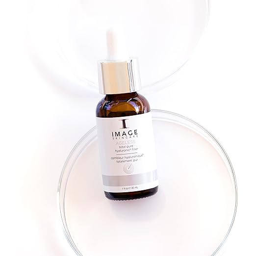 IMAGE Skincare, AGELESS Total Pure Hyaluronic 6 Filler, Facial Hydration Serum, Fill in Look of Fine Lines and Smooth Appearance of Wrinkles, 1 fl oz
