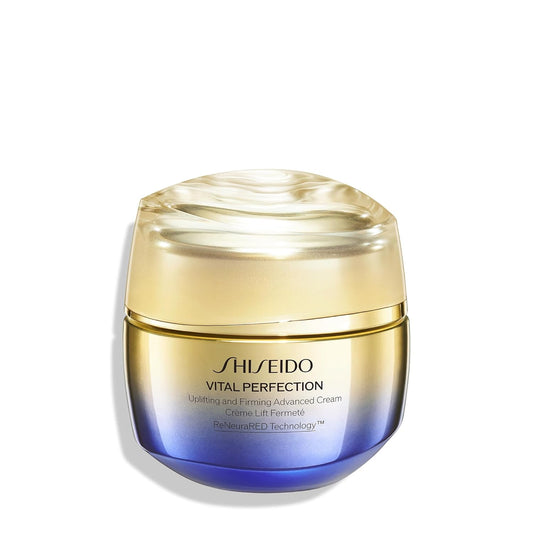 Shiseido Vital Perfection Uplifting and Firming Advanced Cream – Anti-Aging Face Moisturizer with ReNeuraRED Technology