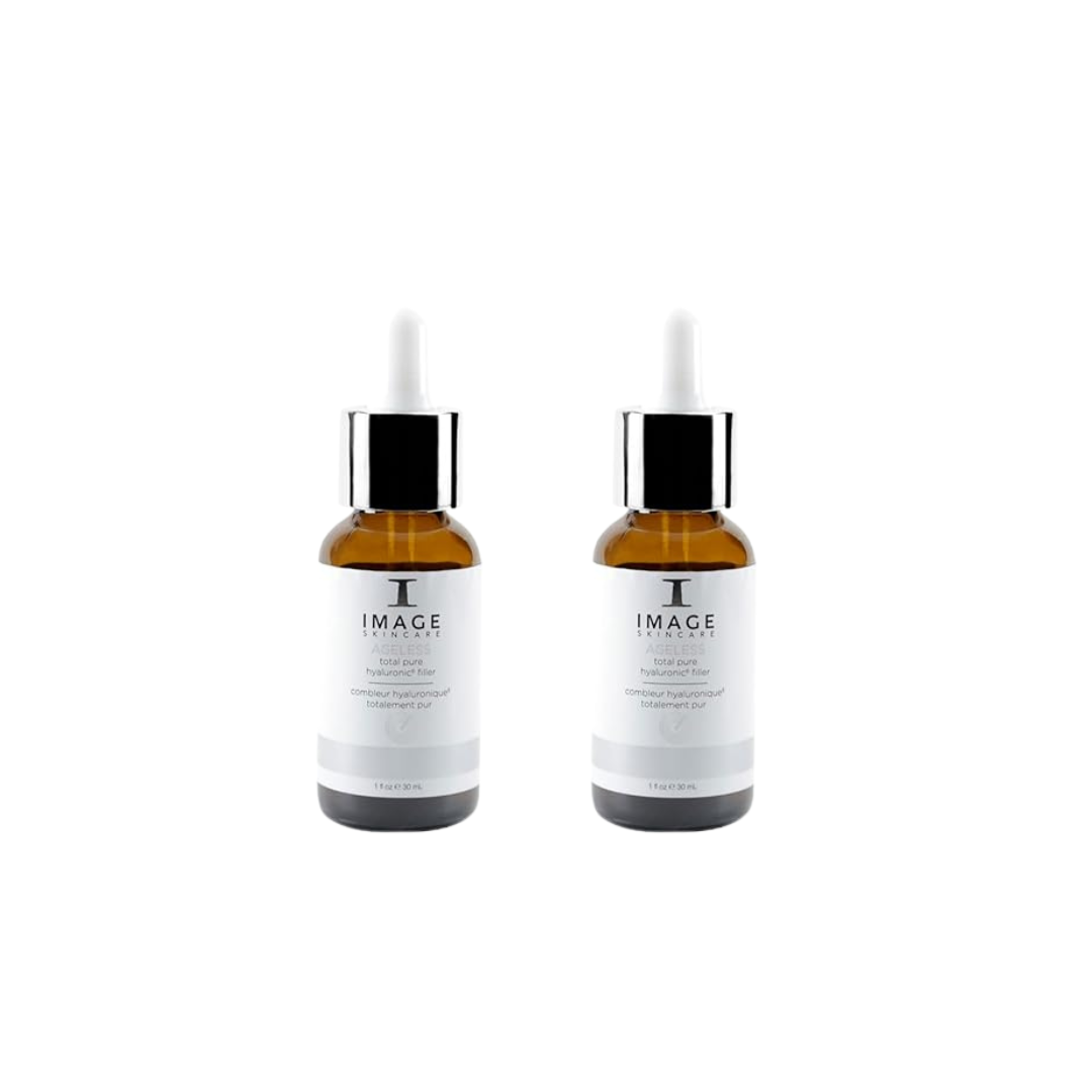 IMAGE Skincare, AGELESS Total Pure Hyaluronic 6 Filler, Facial Hydration Serum, Fill in Look of Fine Lines and Smooth Appearance of Wrinkles, 1 fl oz