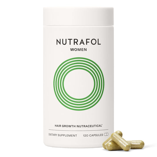 Nutrafol Women's Hair Growth Supplements, for Women 18-44 Years Old, Clinically Tested for Visibly Thicker, Stronger Hair, 100% Vegan Ingredients, Dermatologist Recommended - 1 Month Supply