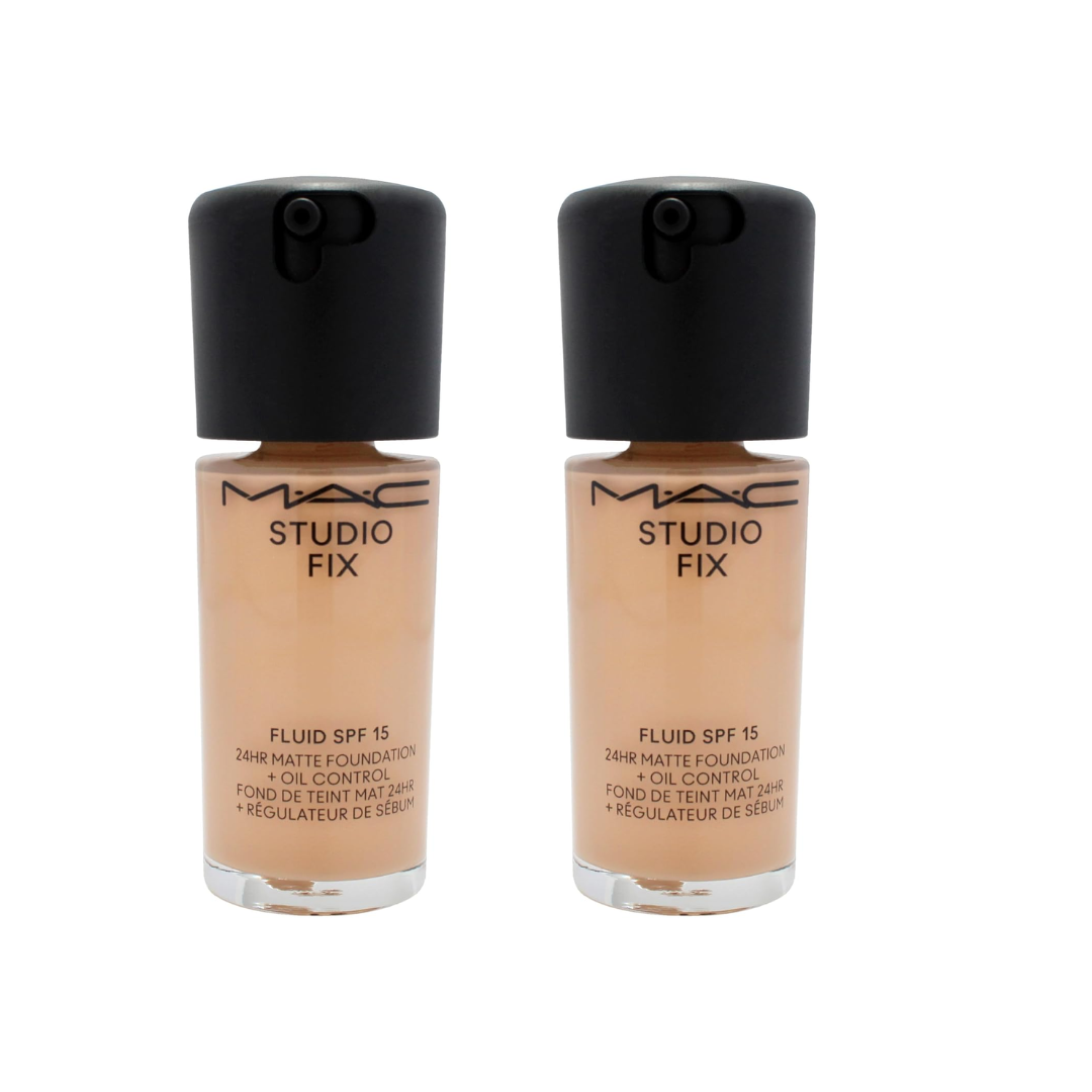Studio Fix Fluid SPF 15 24Hr Matte Foundation Plus Oil Control - NC27 by MAC for Women - 1 oz Foundation