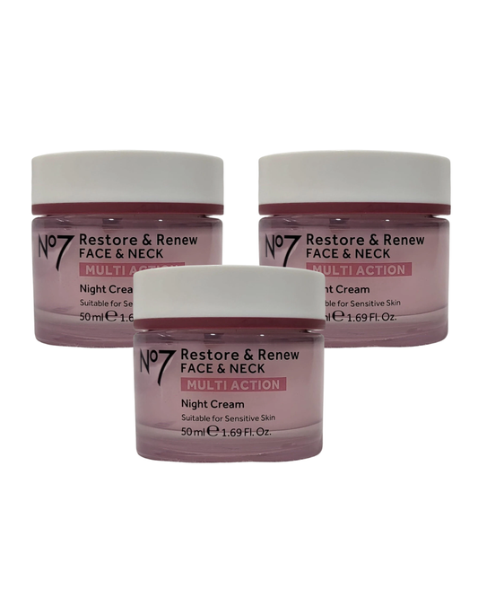 No7 Restore &amp; Renew Multi Action Night Cream – 1.69 oz