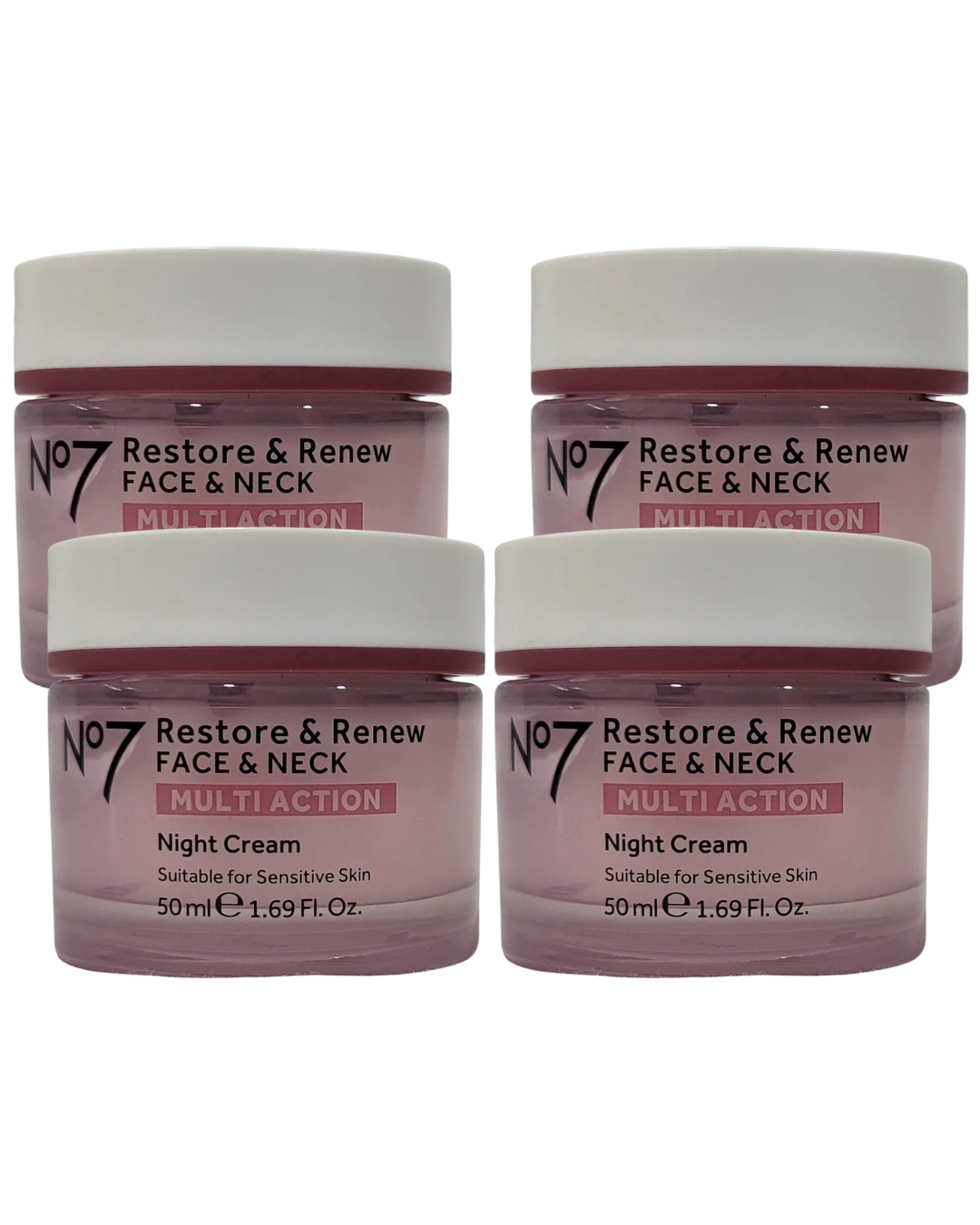 No7 Restore &amp; Renew Multi Action Night Cream – 1.69 oz