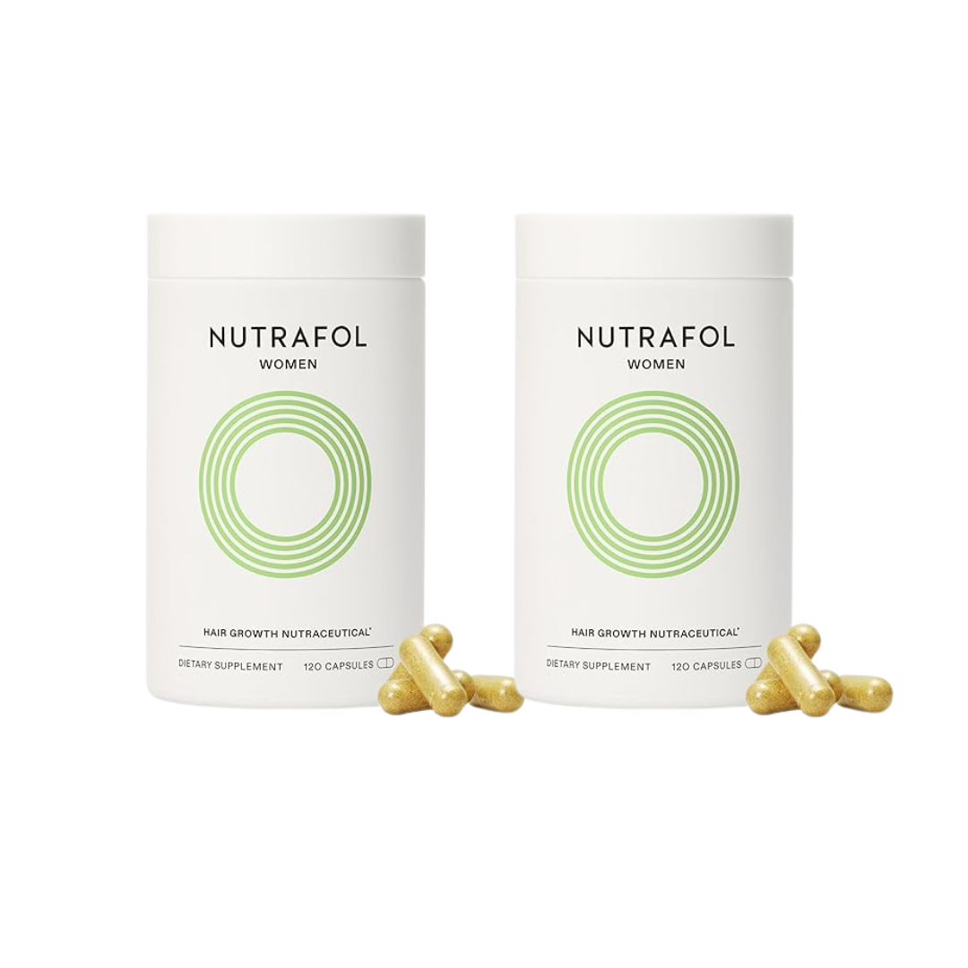 Nutrafol Women's Hair Growth Supplements, Ages 18-44, Clinically Tested for Visibly Thicker and Stronger Hair, Dermatologist Recommended - 1 Month Supply